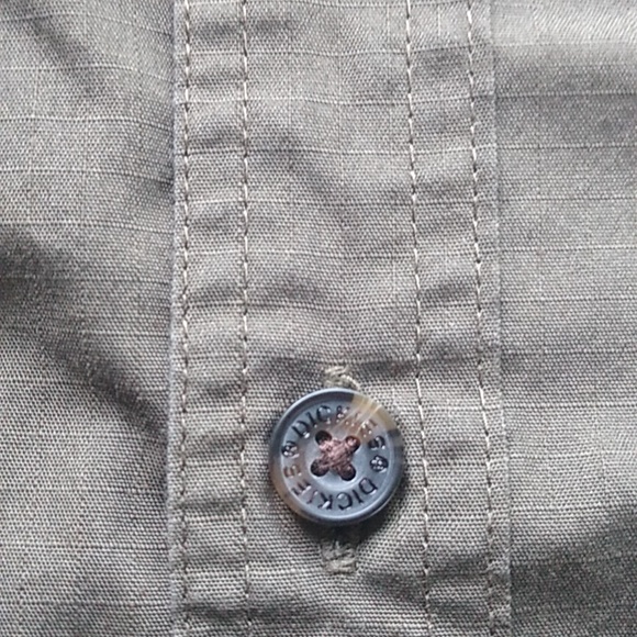 DICKIE RELAXED FIT SHORT SLEEVE SHIRT SIZE L MEN GREEN - Picture 6 of 13